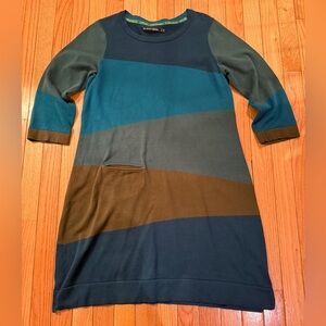 Colorblock Midi Dress Swedish
